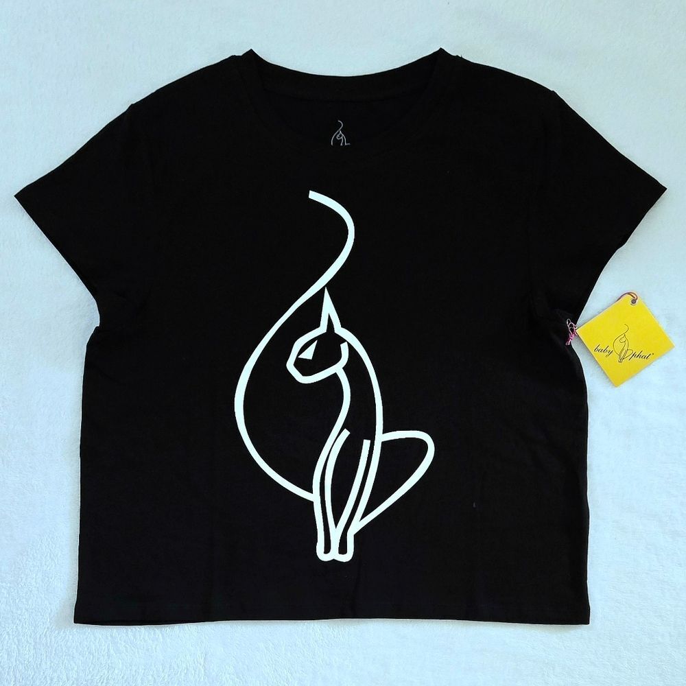 Baby Phat Max The Cat🐈 Logo Graphic Tee👕 - NWT